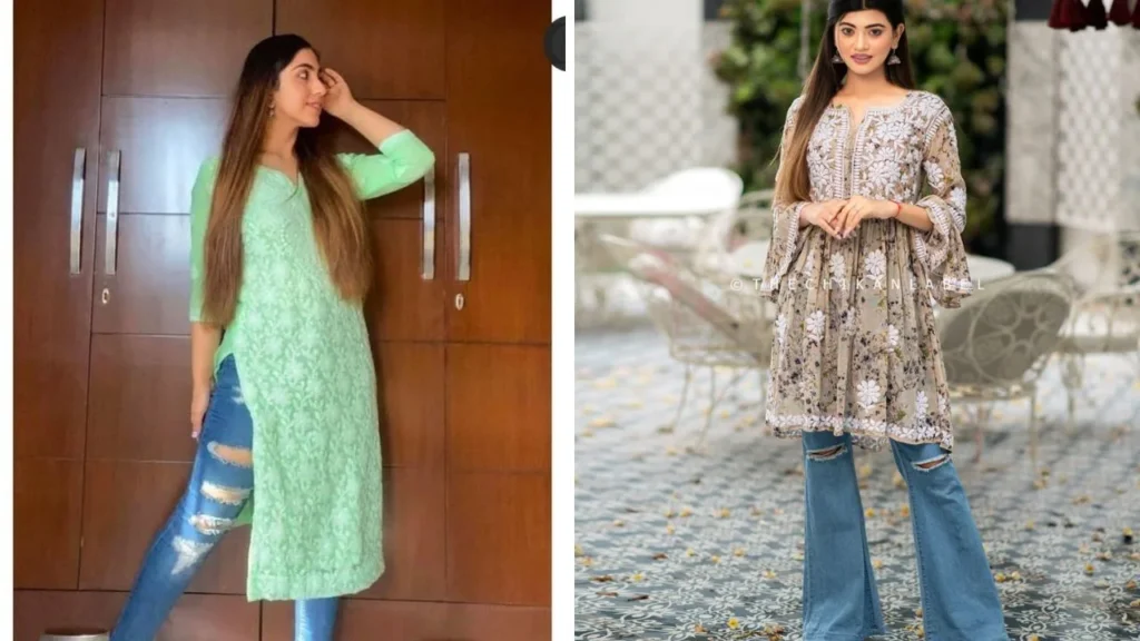 How to style chikankari kurti