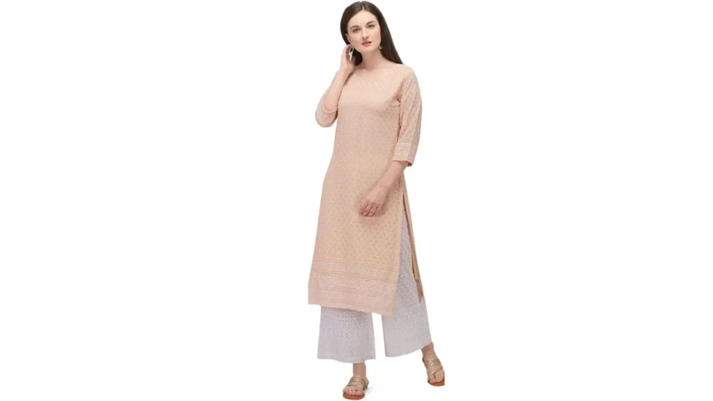 chikankari kurta for women 