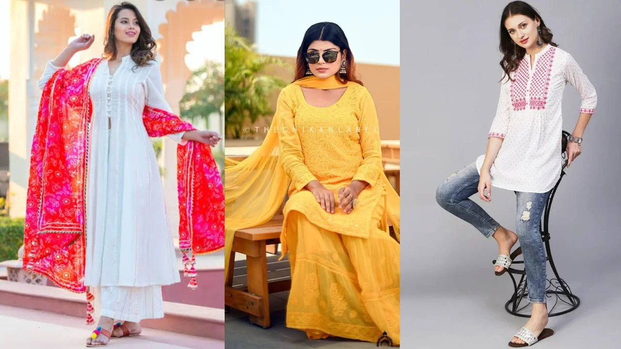 How to style chikankari kurti tips